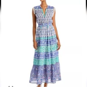 Bell Viv Maxi Dress with Lace Details Sz L